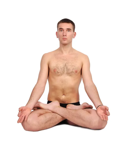 Lotus position — Stock Photo, Image