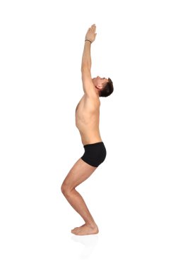 adam pratik Yoga konumda