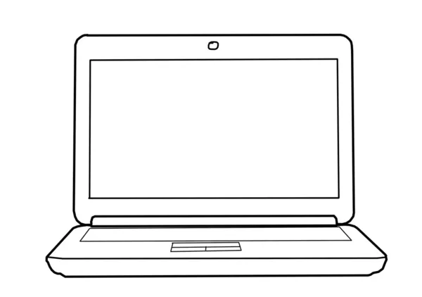 Rajz laptop — Stock Fotó