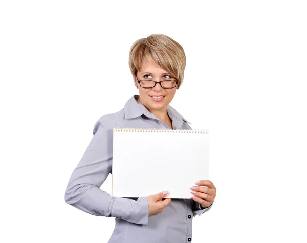 Placard em branco — Fotografia de Stock