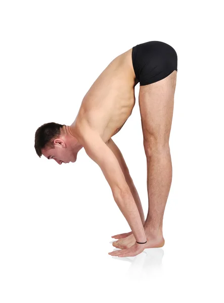 Yoga position — Stockfoto