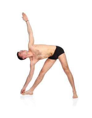 Yoga yapan adam
