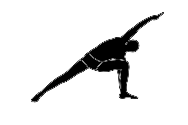 Yoga yapan adam — Stok fotoğraf