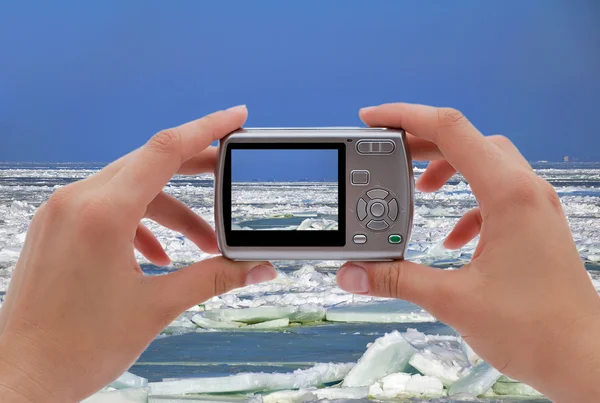 Mare di ghiaccio — Foto Stock