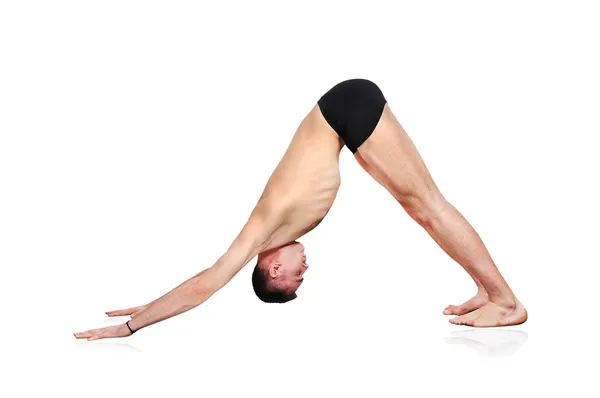 Yoga position — Stockfoto