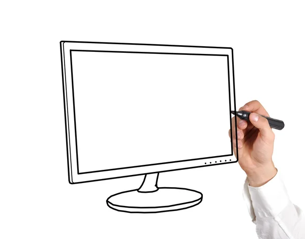 Drawing monitor — Stock Photo, Image