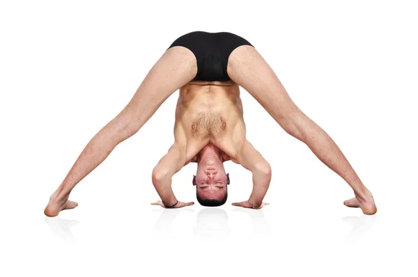 Yoga på plats — Stockfoto