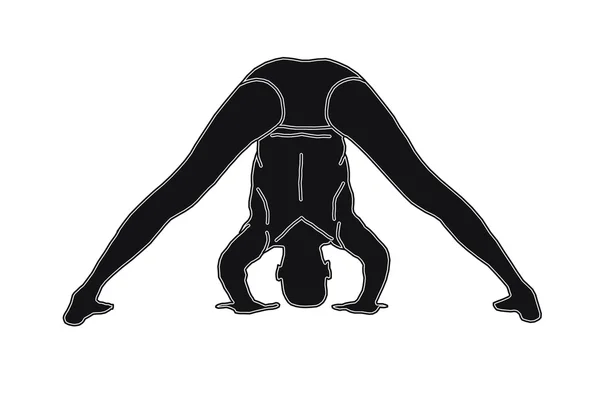 Posizione di yoga — Foto Stock