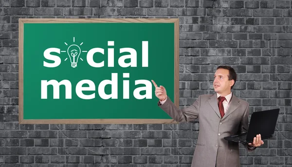 Social media — Stock Photo, Image