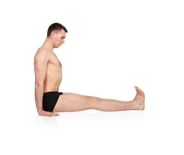 Yoga position — Stockfoto