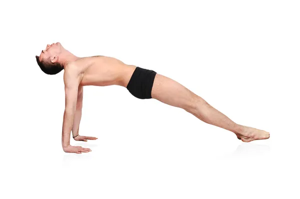 Man doing yoga — Stock Photo, Image