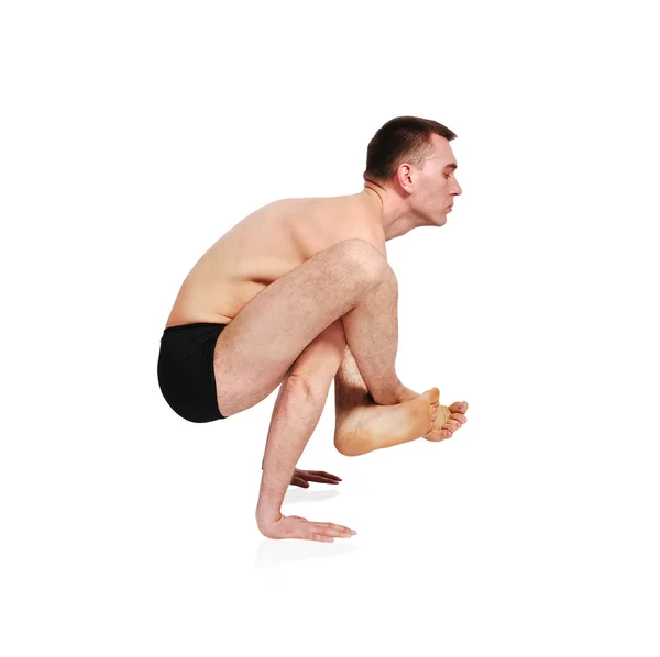 Yoga position — Stockfoto