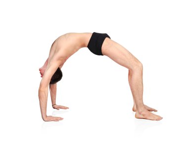 Yoga yapan adam
