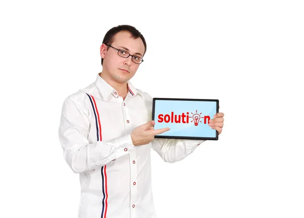 Solution sign — Stock Photo, Image