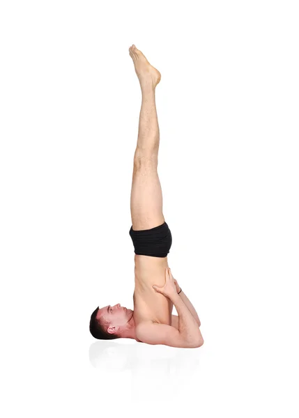 Yoga position — Stockfoto