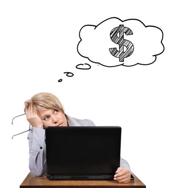 iş kadını ile problem