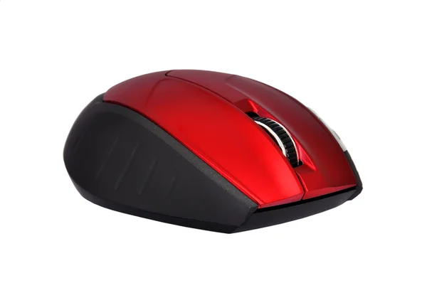 Червоний комп'ютерної миші — стокове фото