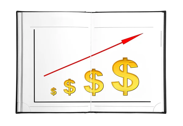 Drawing graph — Stock Photo, Image