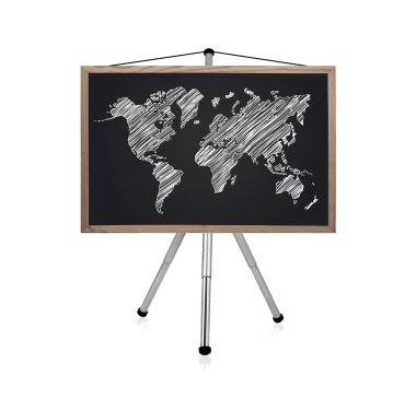 Blackboard ile harita