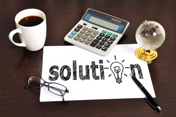 Note solution — Stock Photo, Image