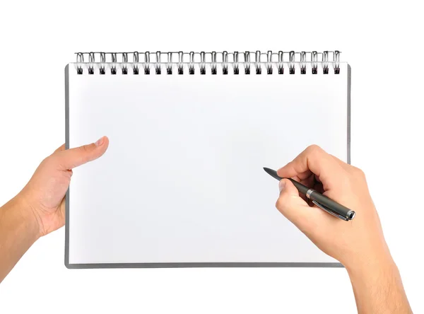 Blank notebook Royalty Free Stock Photos