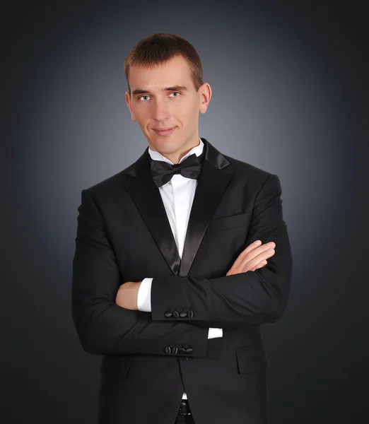 Businessman in tuxedo — Stock Photo, Image