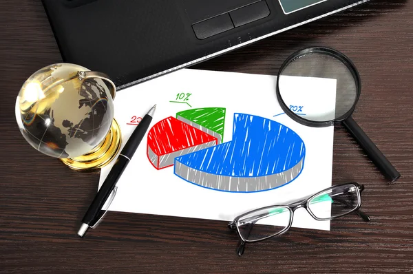 Growth chart — Stock Photo, Image