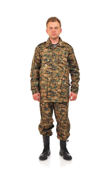 Uomo militare — Foto Stock