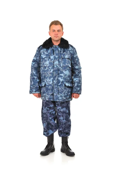 Uomo militare — Foto Stock