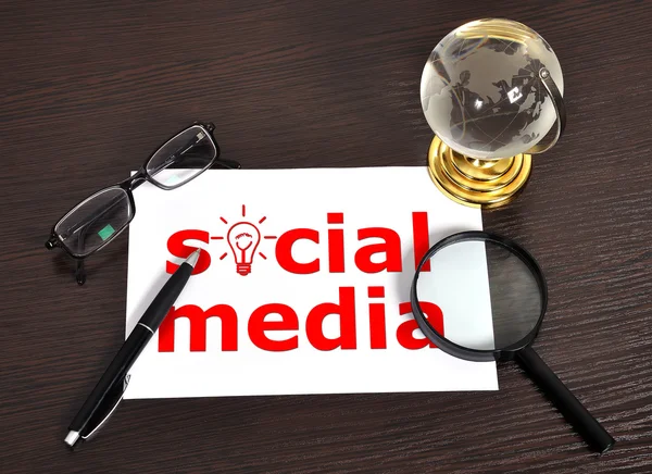 Sociale media — Stockfoto