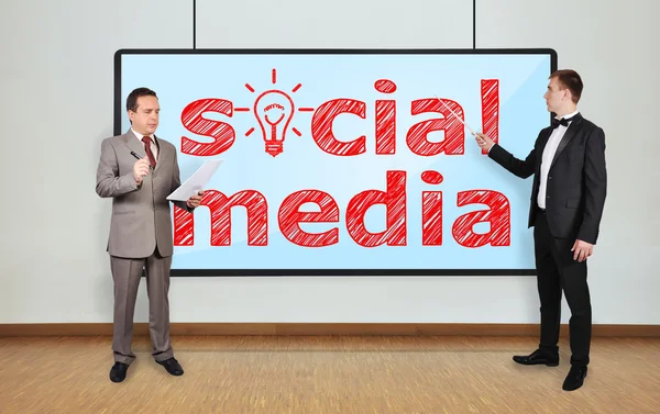 Social media — Stock Photo, Image