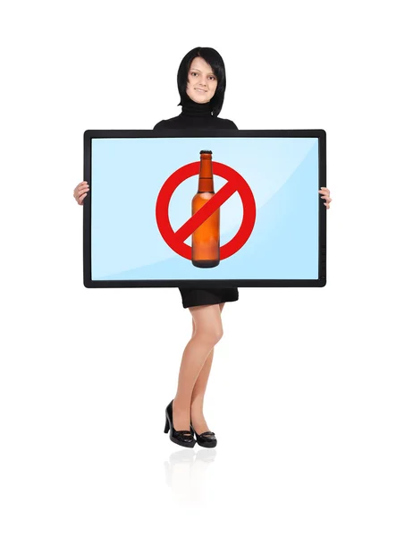 No alcohol symbol — Stock Photo, Image