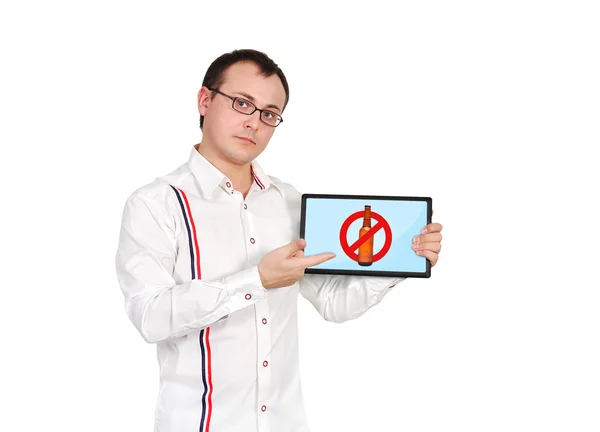 No alcohol symbol — Stock Photo, Image