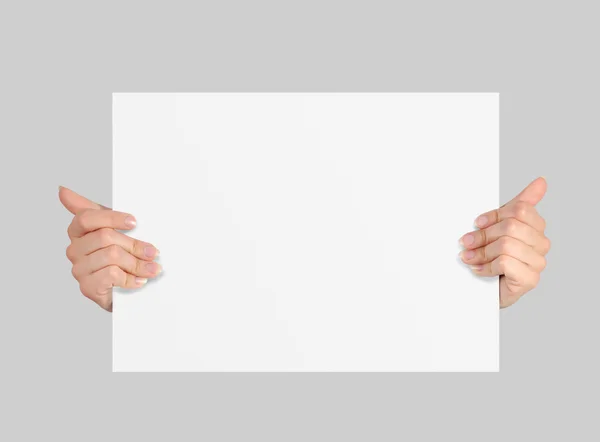 Papel em branco — Fotografia de Stock