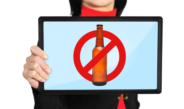 No alcohol symbol — Stock Photo, Image