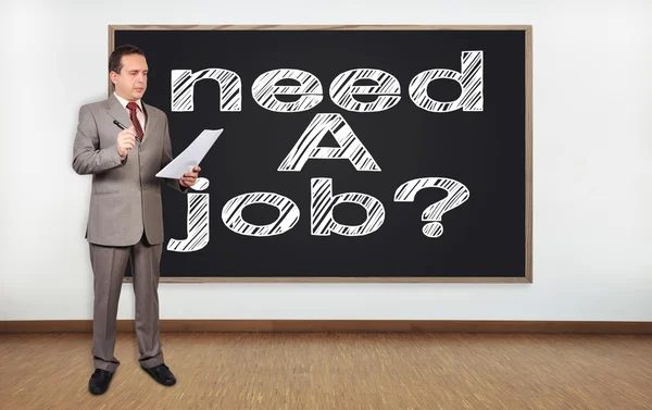 Businessman standing in office — Stock Photo, Image