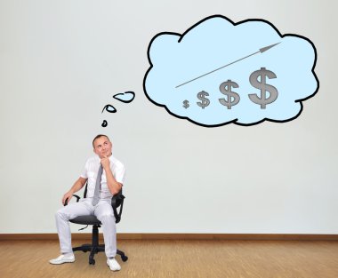 adam yükselen dolar hakkında düşünme