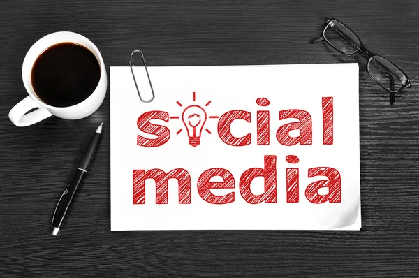 Sociale media — Stockfoto