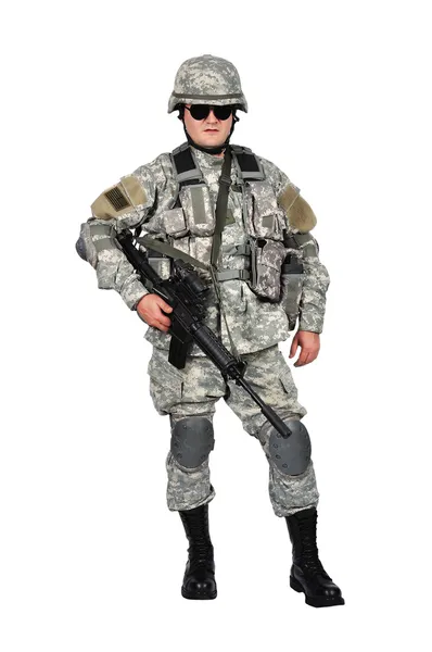 Amerikansk soldat – stockfoto