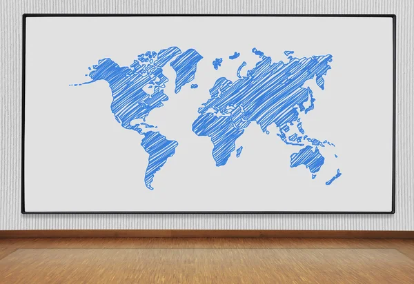 World map — Stock Photo, Image