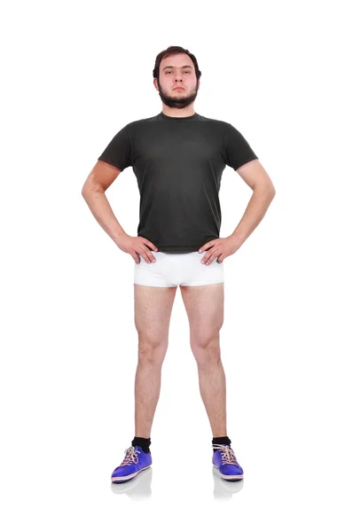 Mann in Unterhosen — Stockfoto