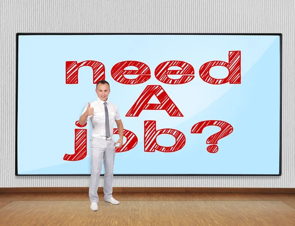 Need a job concept — Stock Photo, Image