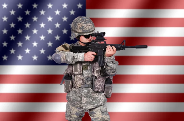 US soldier — Stock Photo, Image