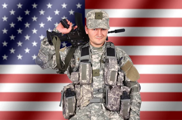 Amerikai katona — Stock Fotó