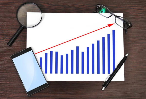 Gráfico de negocios —  Fotos de Stock