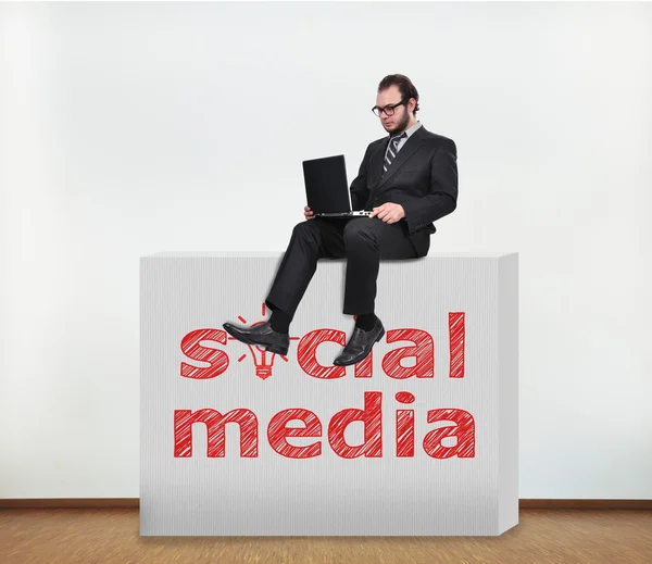 Soziale Medien — Stockfoto