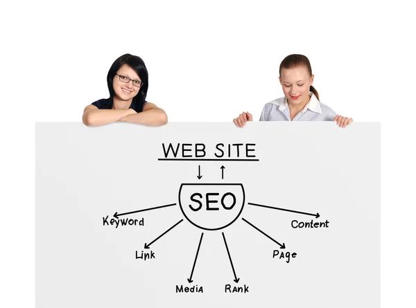 计划 seo — 图库照片