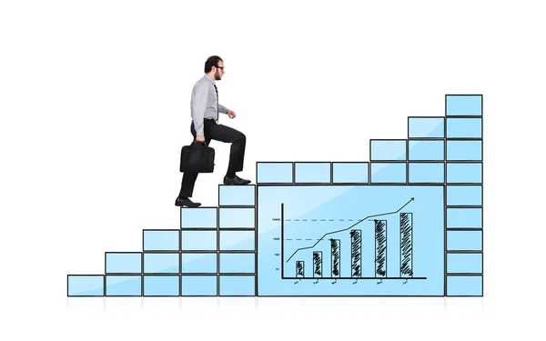 Scale di monitor con grafico — Foto Stock