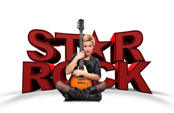 Estrela rock — Fotografia de Stock