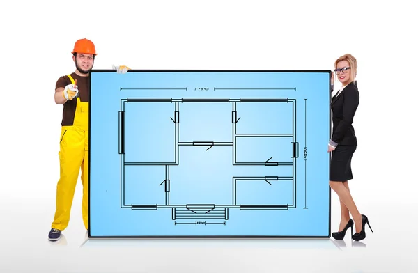 Apartment plan — Stock Photo, Image